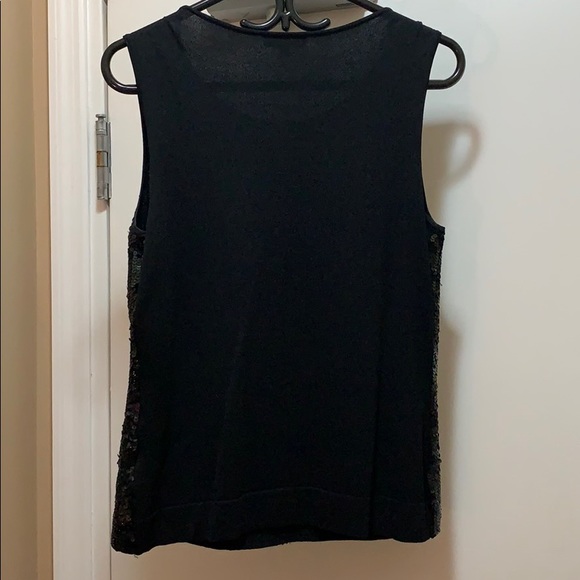 Anne Klein sleeveless sequin top great for the holidays - Picture 3 of 5